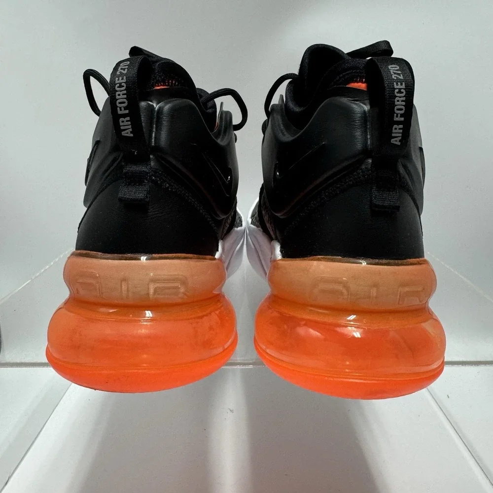 Nike Air Force 270 Safari Black Hyper Crimson Orange AH6772-004 Men's size 9